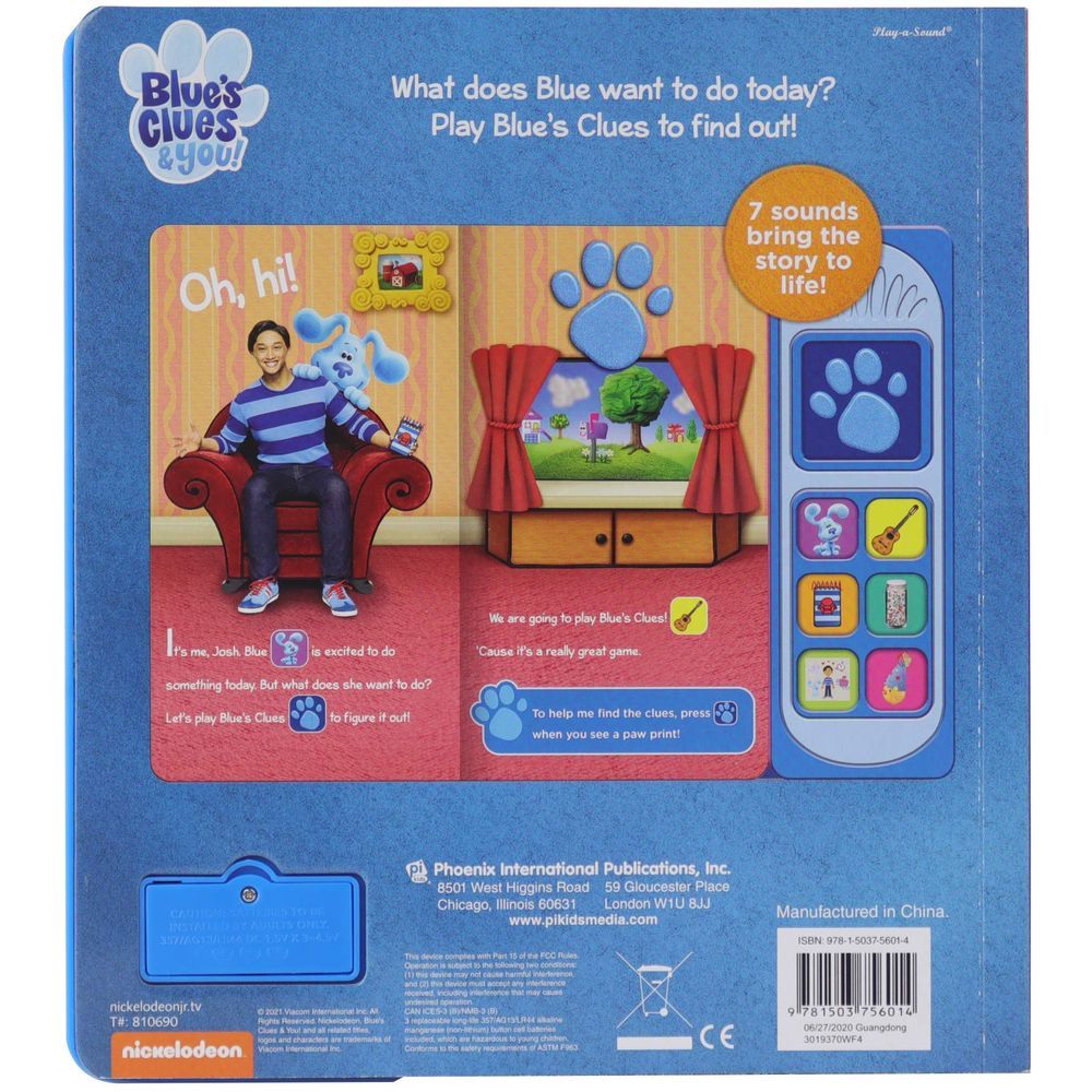 Blues Clues Little Sound Book