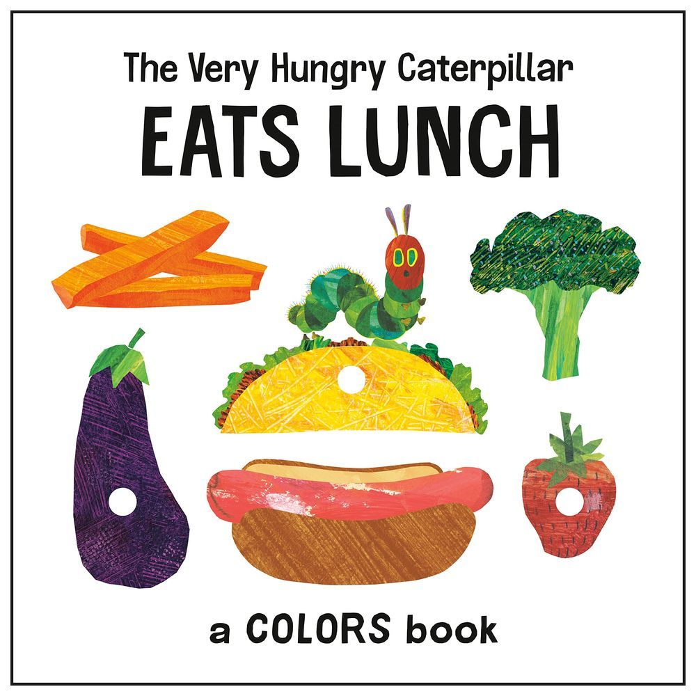  كتاب the very hungry caterpillar eats lunch: a colors book