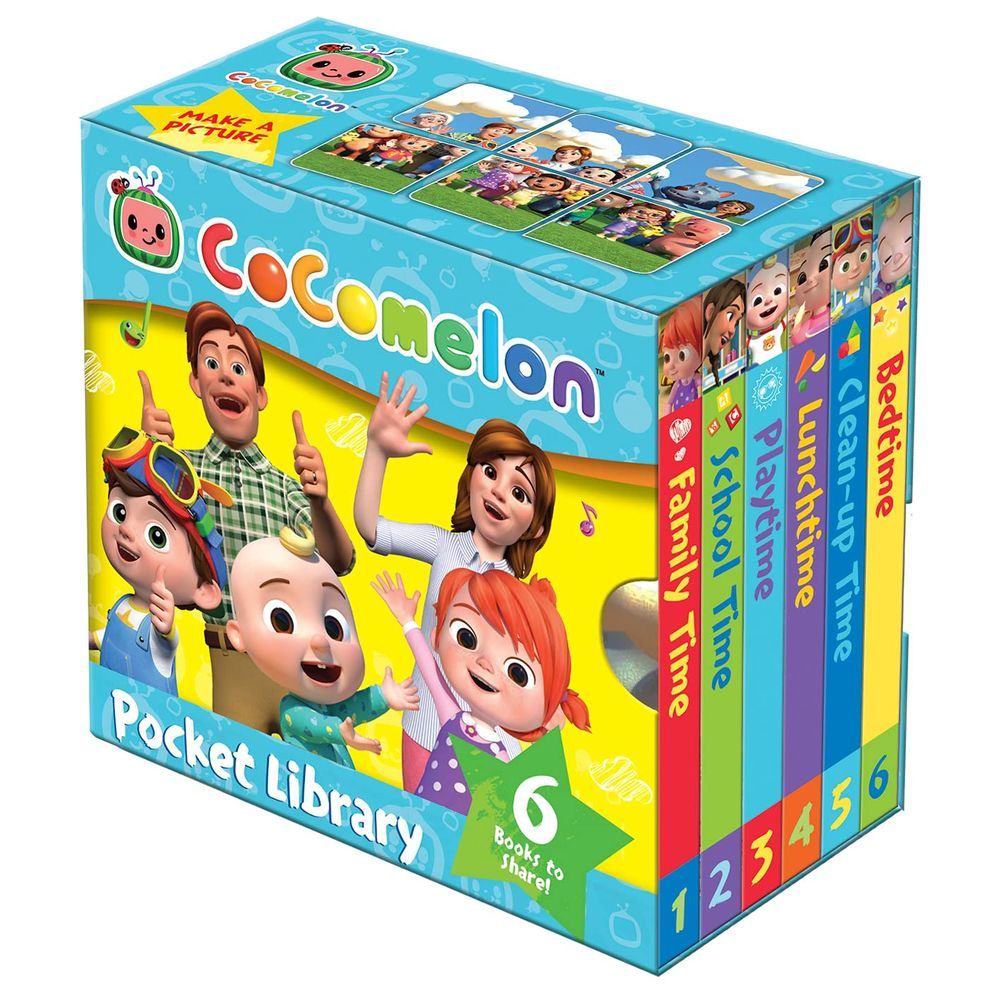 مجموعة كتب Official Cocomelon Pocket Librar - 6 كتب 