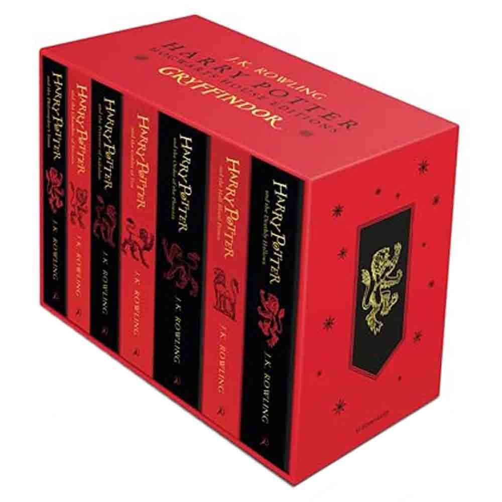  كتاب harry potter gryffindor house editions paperback box set: 7 books