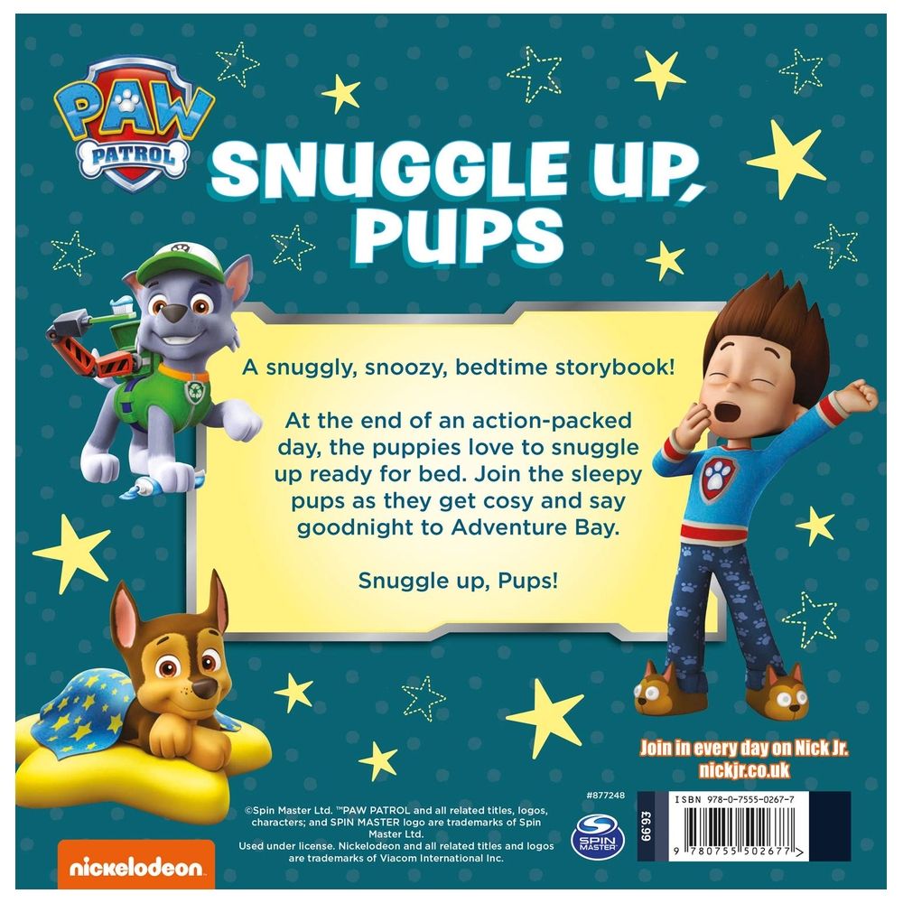 كتاب Paw Patrol - Snuggle Up Pups