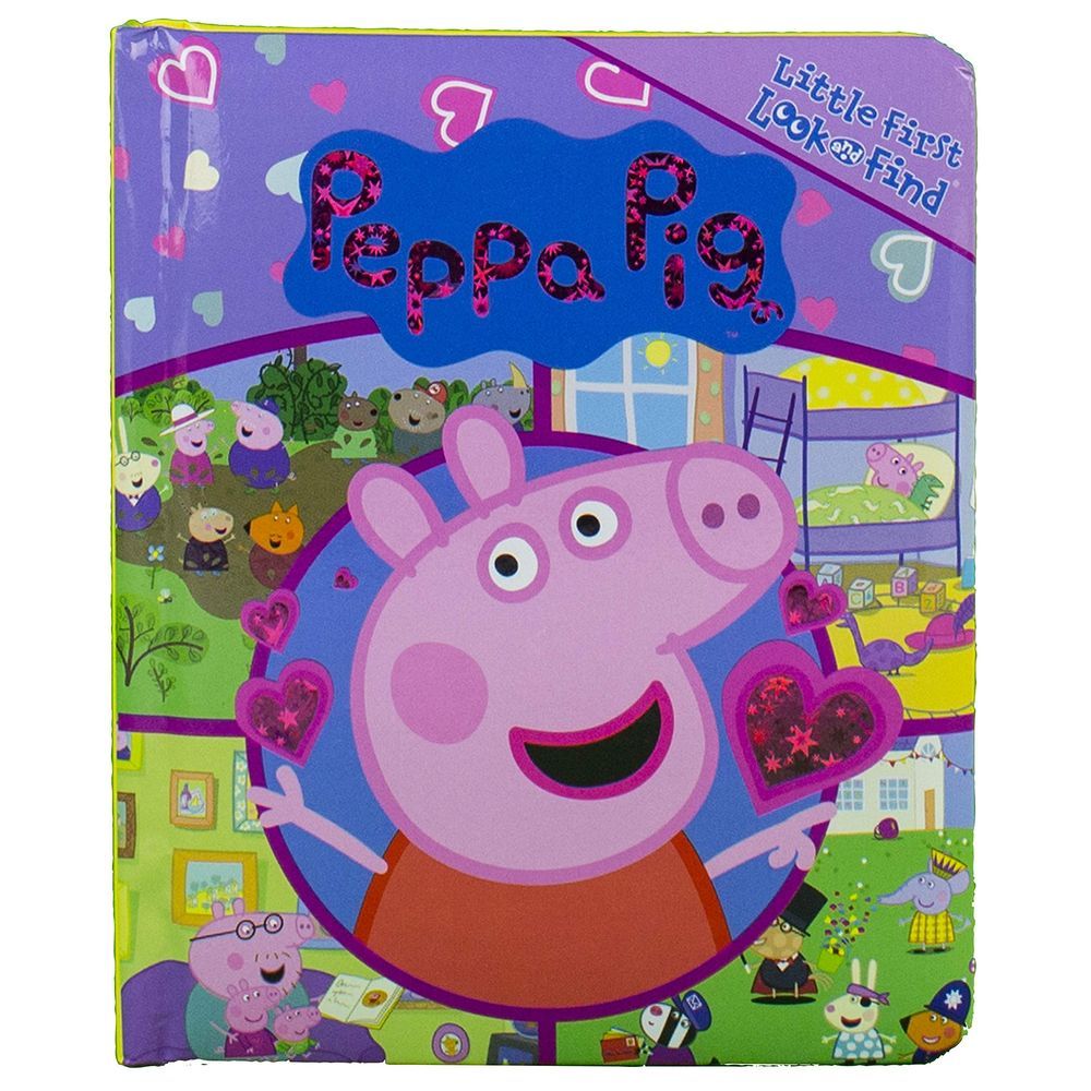  كتاب little first look and find peppa pig: little first look and find