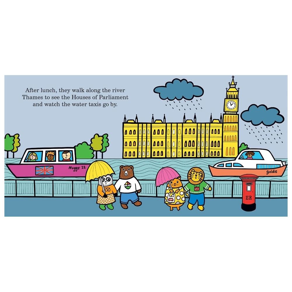  كتاب brown bear goes to london