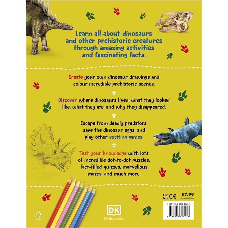 كتاب أنشطة Fact-Packed Activity Book: Dinosaurs