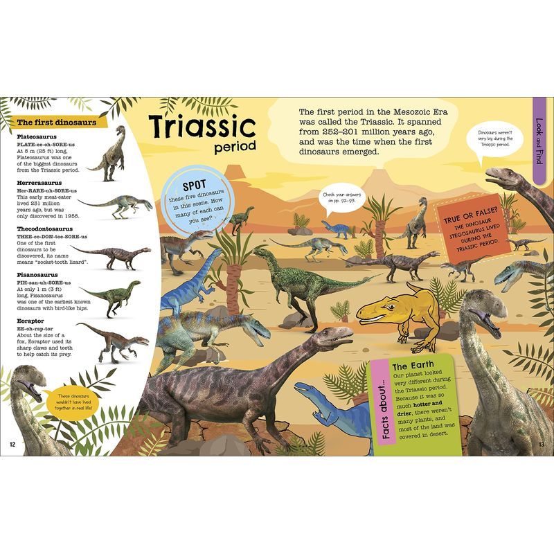 كتاب أنشطة Fact-Packed Activity Book: Dinosaurs