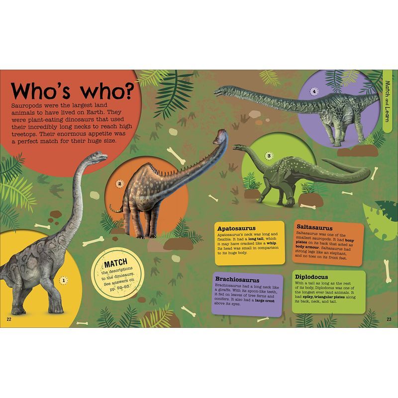 كتاب أنشطة Fact-Packed Activity Book: Dinosaurs