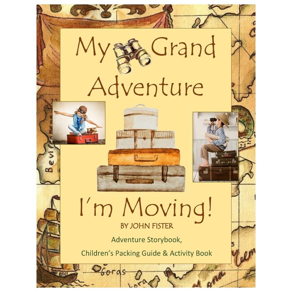  كتاب my grand adventure i'm moving! adventure storybook, children's packing guide