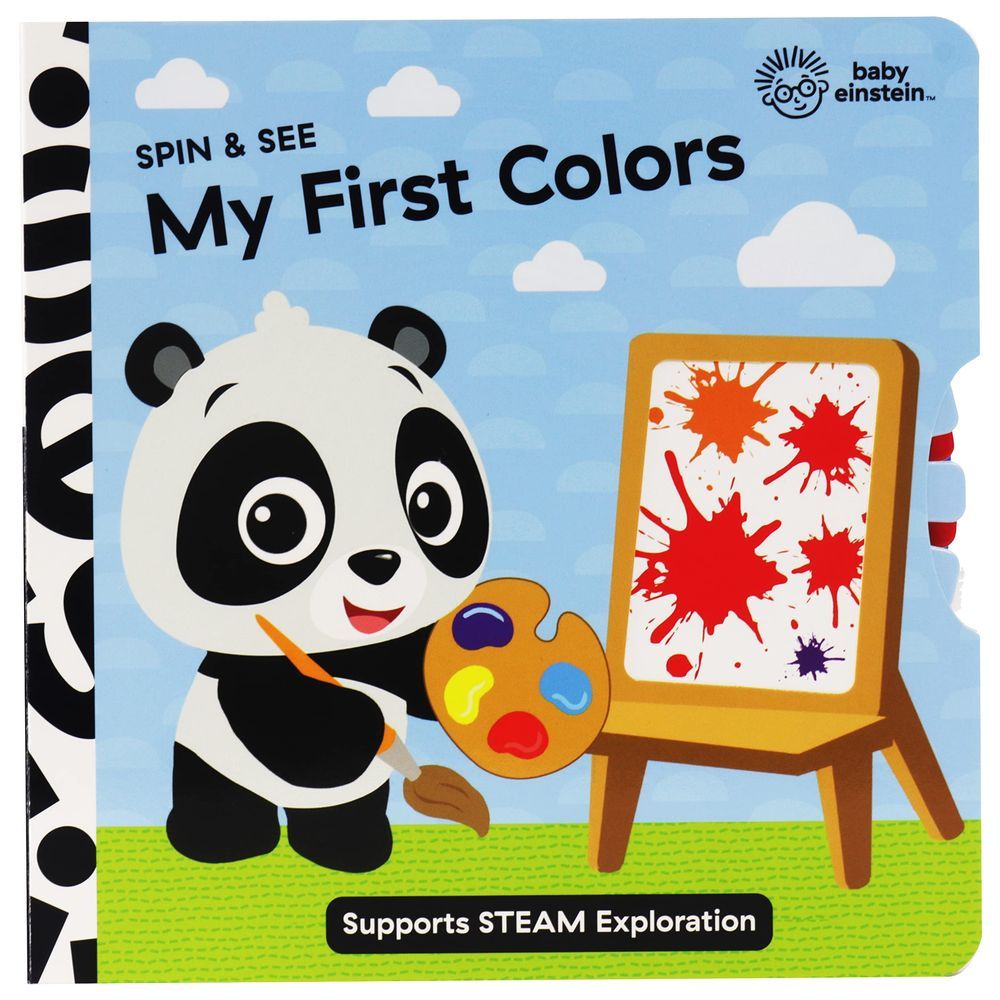  كتاب baby einstein: my first colors: spin & see