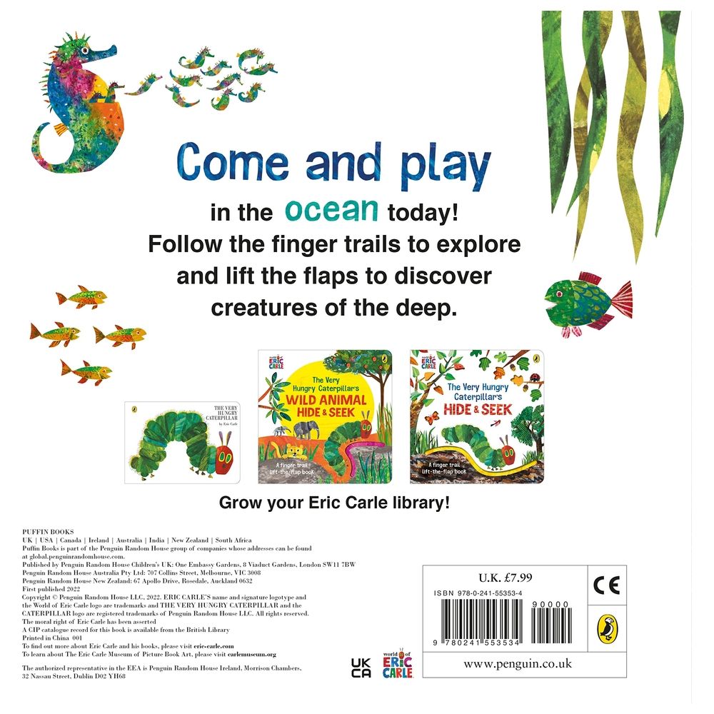  كتاب the very hungry caterpillar's ocean hide-and-seek