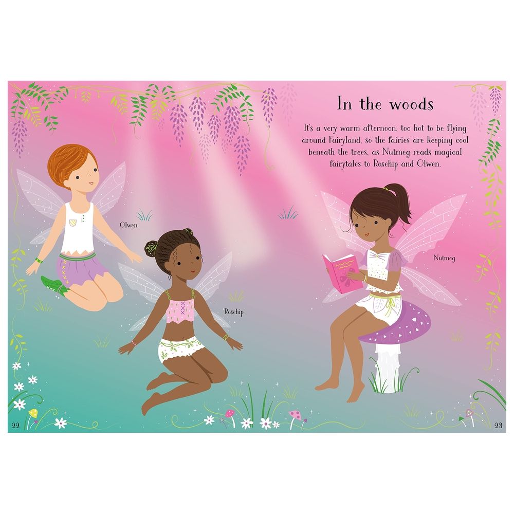 Usborne Books - Little Sticker Dolly Dressing Summertime Fairies