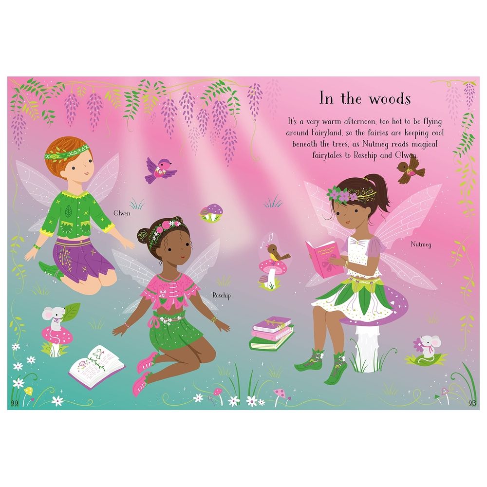 Usborne Books - Little Sticker Dolly Dressing Summertime Fairies