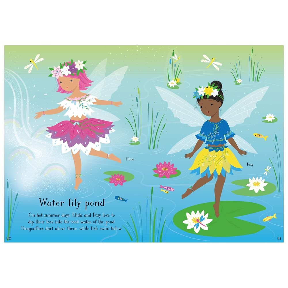 Usborne Books - Little Sticker Dolly Dressing Summertime Fairies