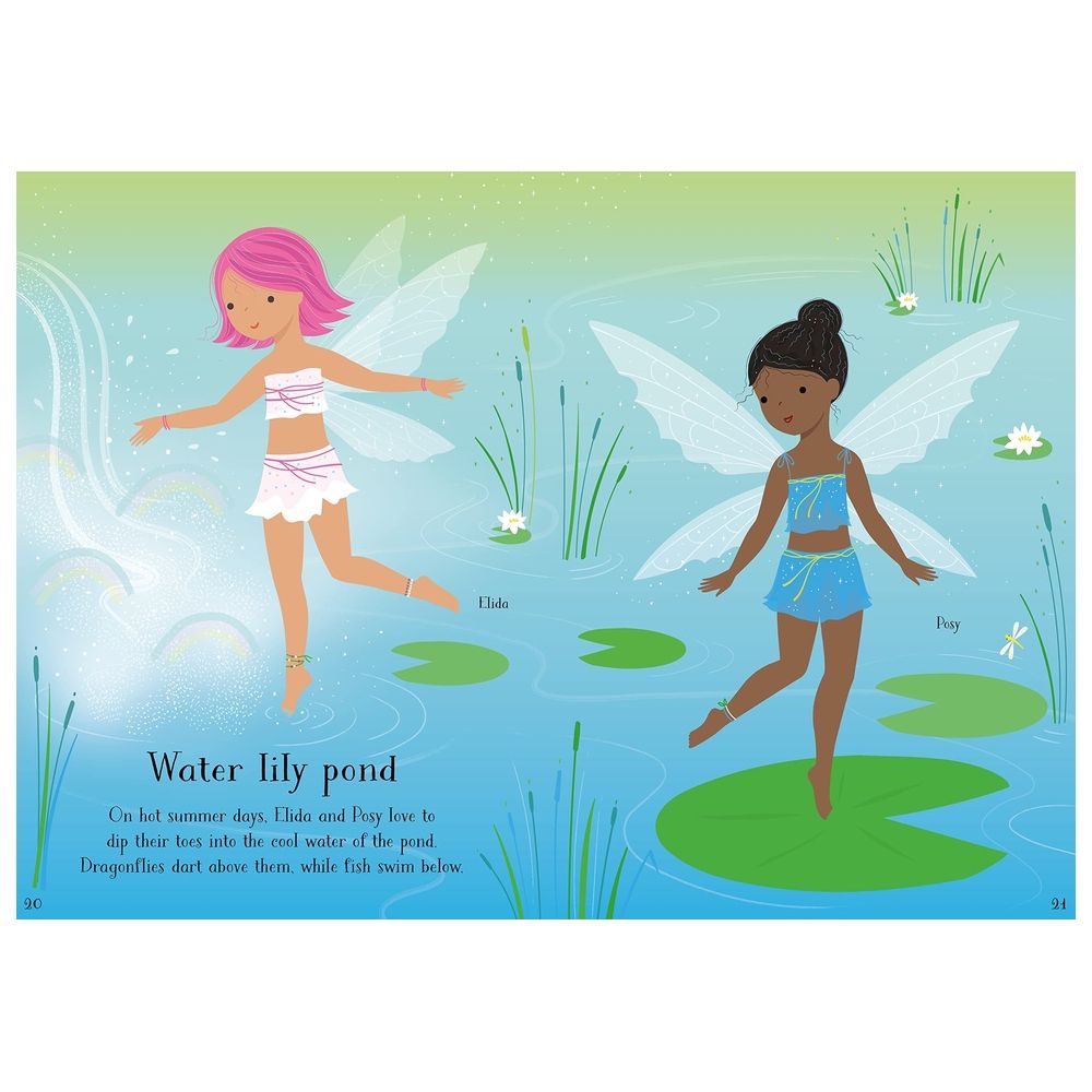 Usborne Books - Little Sticker Dolly Dressing Summertime Fairies