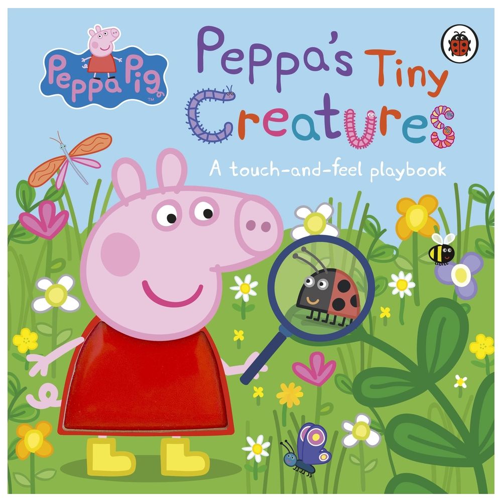  كتاب peppa pig: peppa's tiny creatures: a touch-and-feel playbook