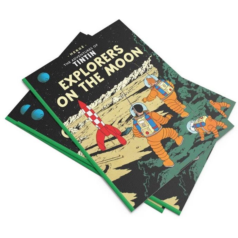 قصة Explorers On The Moon: Adventures Of Tintin