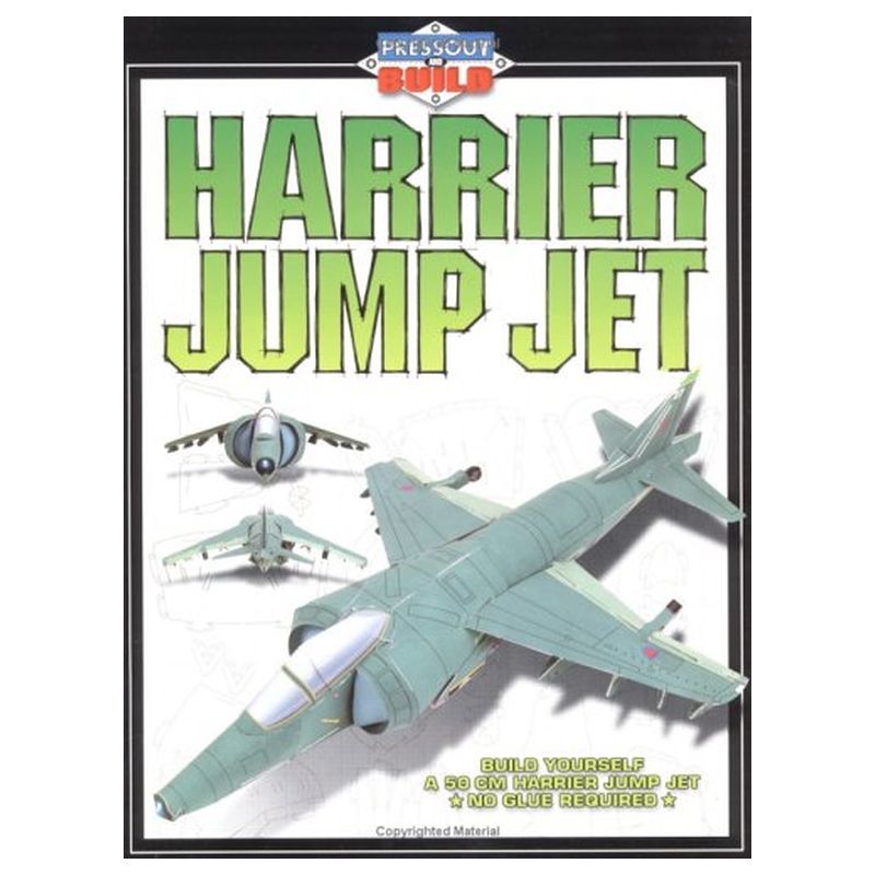  كتاب harrier jump jet (press-out & build)