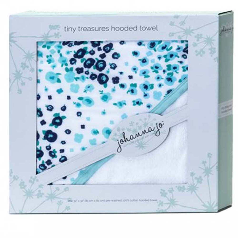 Johanna Jo - Tiny Treasures Hooded Towel - Floral Fields