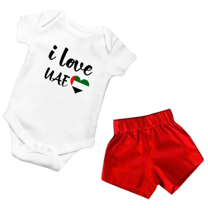 Impressions  - Baby Boy Red - I love UAE