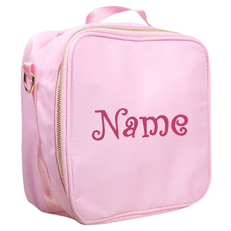 Impressions - Kids Lunch Bag w/ Personalized Chenille Letter - Pink