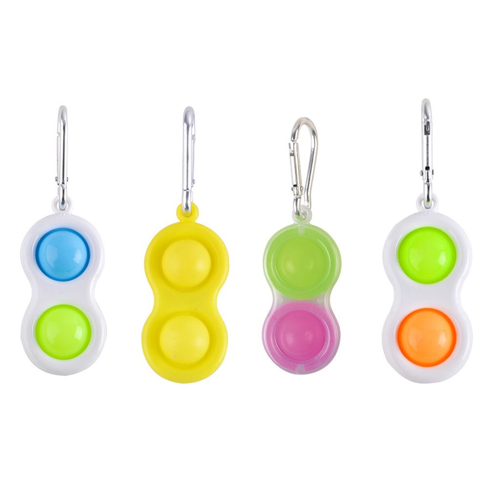 Power Joy - Sensory Toy Dimple 2Pop Keychain - Assorted