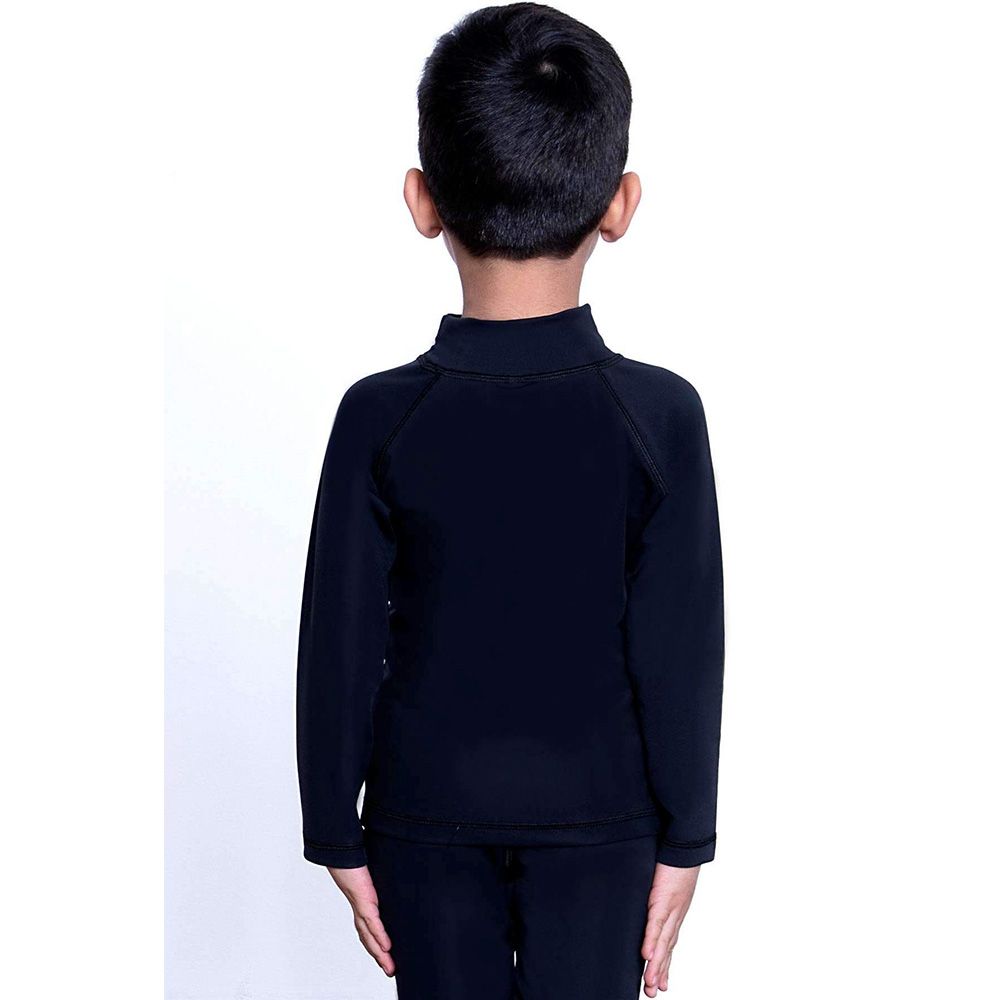 COEGA Sunwear - K Unisex Rash Guard - Black Basic