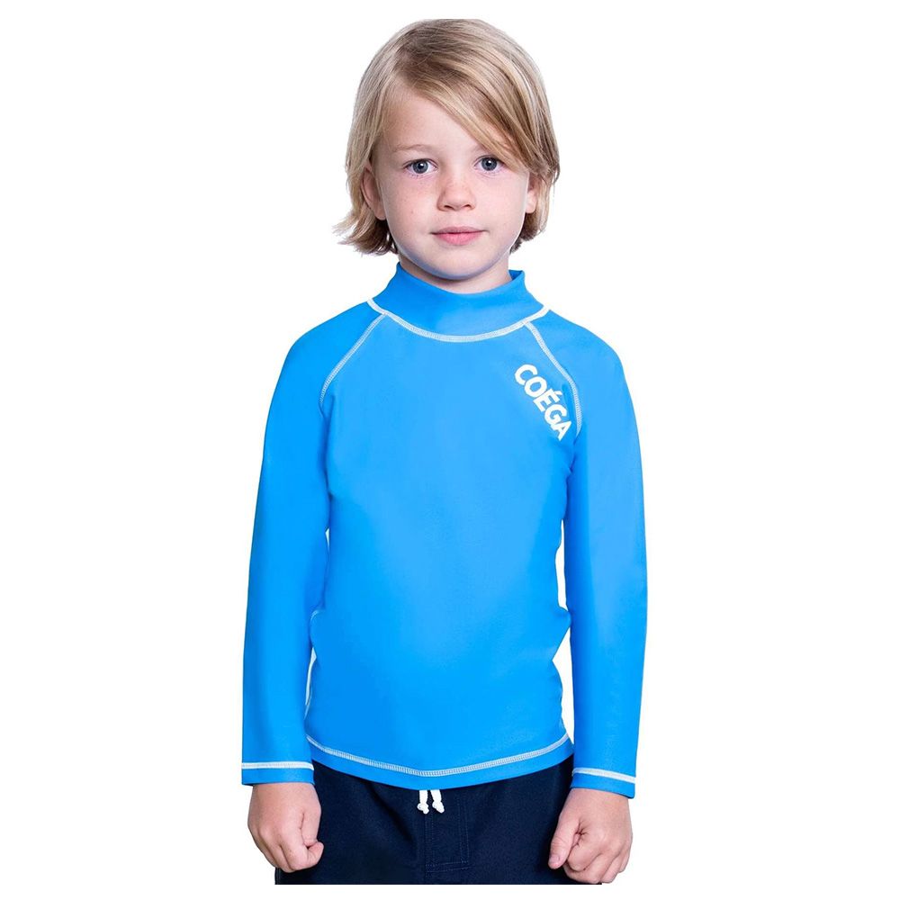 COEGA Sunwear - K Boys Rash Guard, Blue Basic