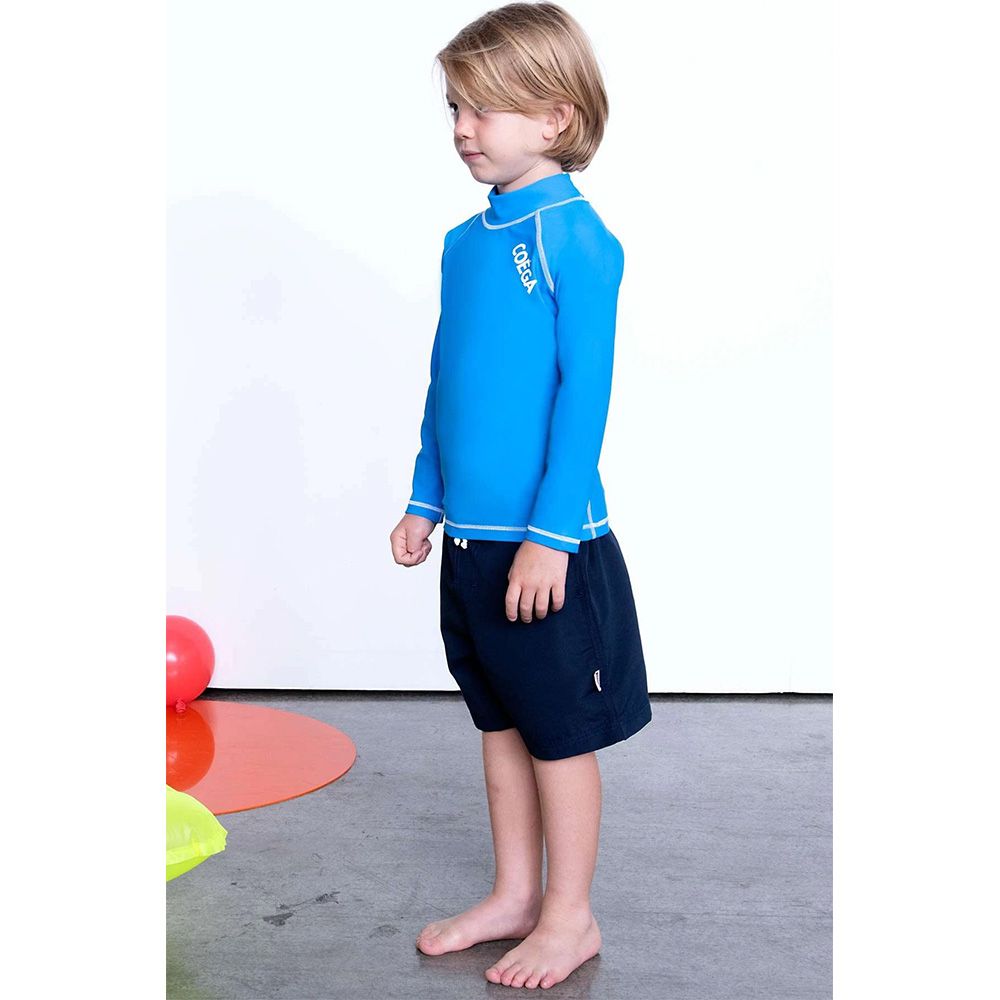 COEGA Sunwear - K Boys Rash Guard, Blue Basic