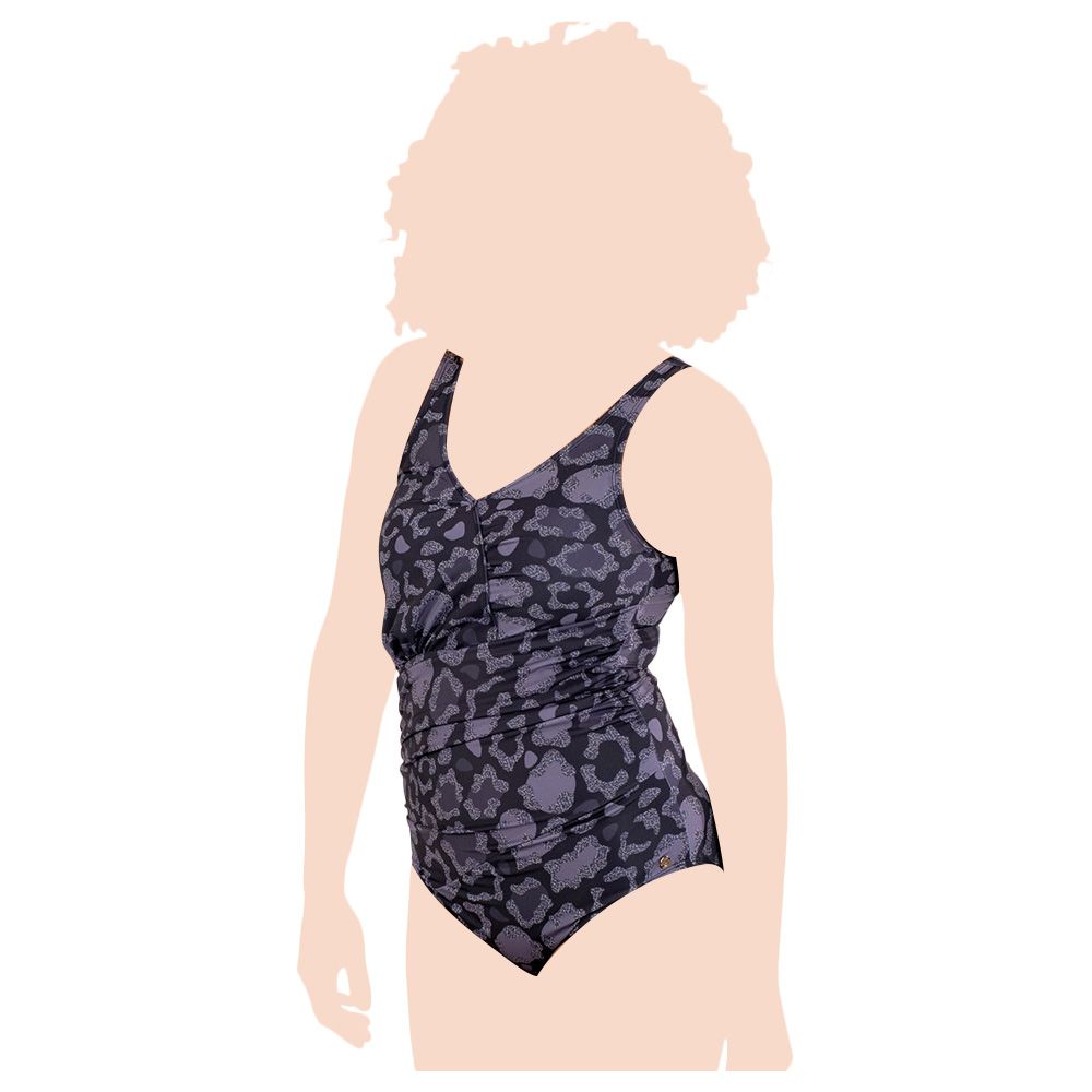 Coega Sunwear - Swim Suit Vintage - Black Glitter Cheetah