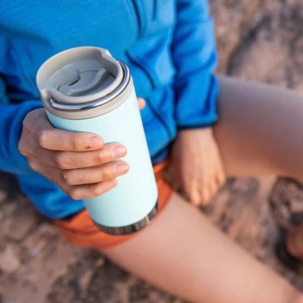 Klean Kanteen - TKWide Stainless Steel Bottle 12oz - Blue Tint