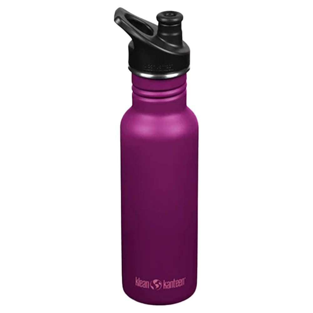 Klean Kanteen - Classic 18oz Bottle W/ Sport Cap - Purple Potion