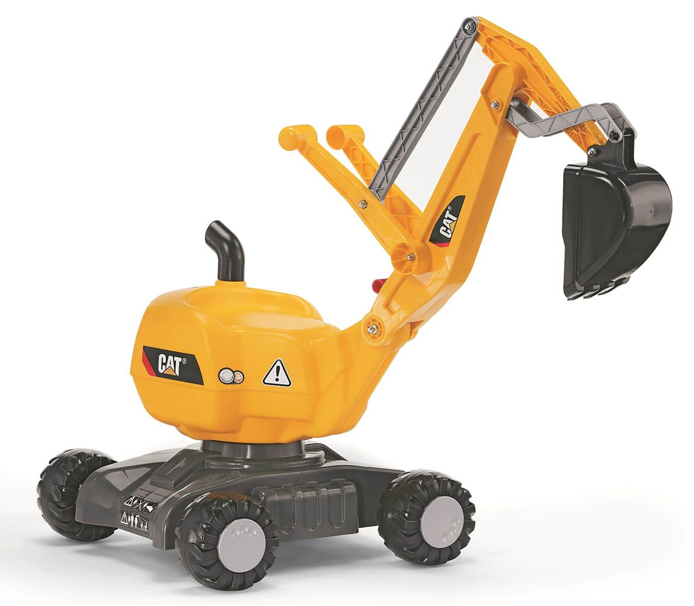 Rolly Toys - Digger CAT 360° Excavator with Minitrac Dumper CAT Ride On