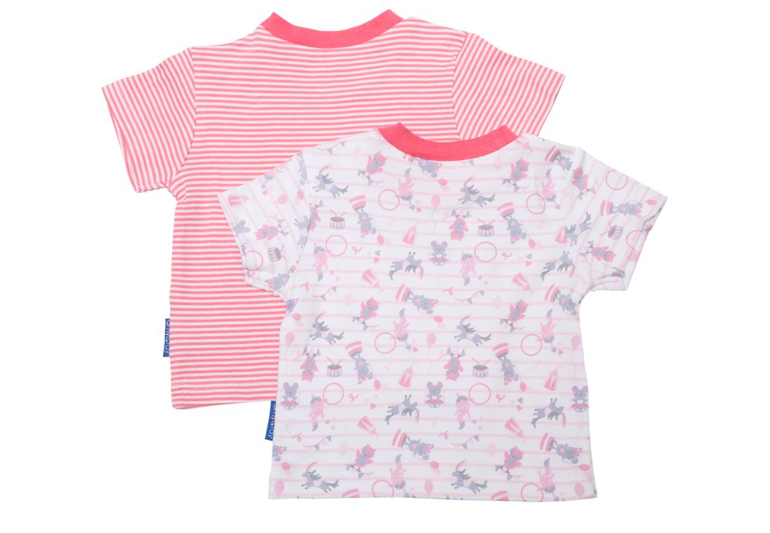 Amy & Ray Girls T-shirt Half Sleeves - 2 Pack  