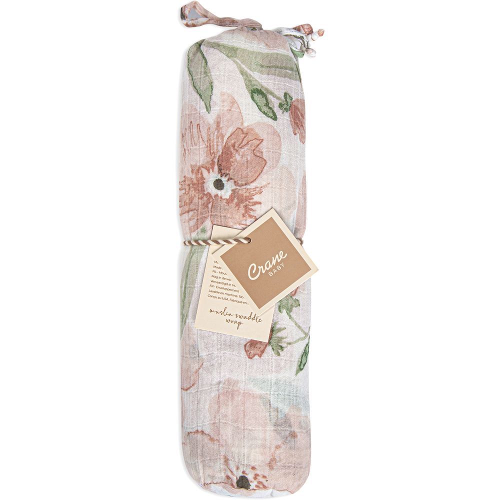 Crane Baby - Parker Single Swaddle Wraps - Floral