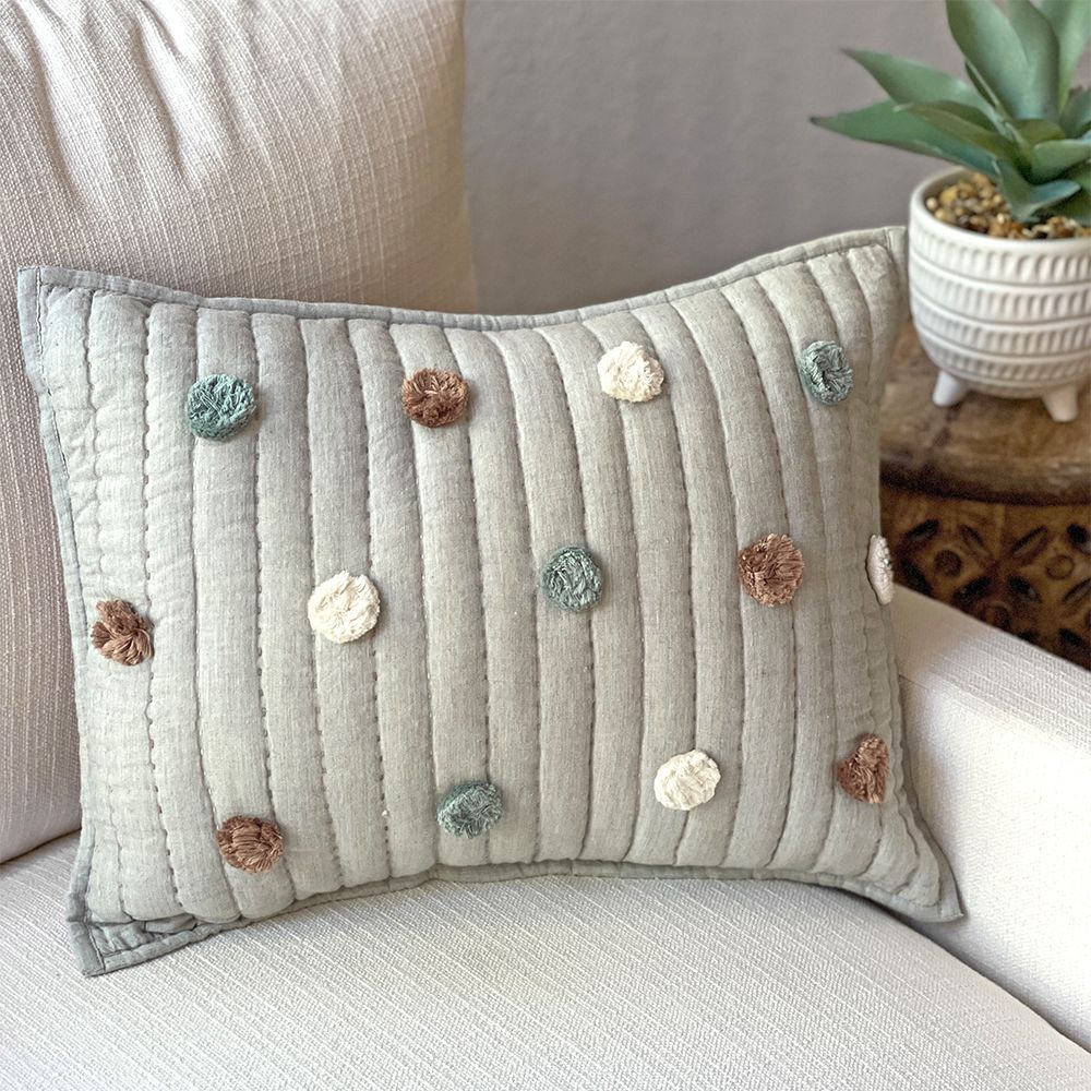 Crane Baby - Ezra Decorative Quilted Pillow