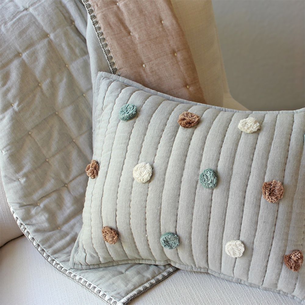 Crane Baby - Ezra Decorative Quilted Pillow