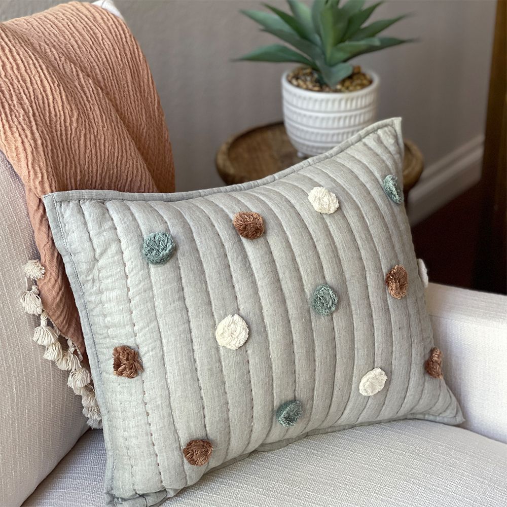 Crane Baby - Ezra Decorative Quilted Pillow