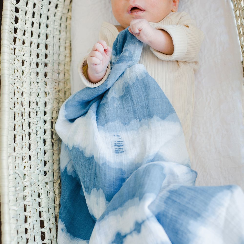 Crane Baby - Caspian Single Swaddle Wraps - Tie-Dye