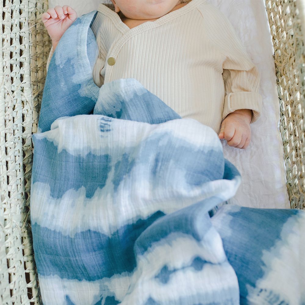 Crane Baby - Caspian Single Swaddle Wraps - Tie-Dye