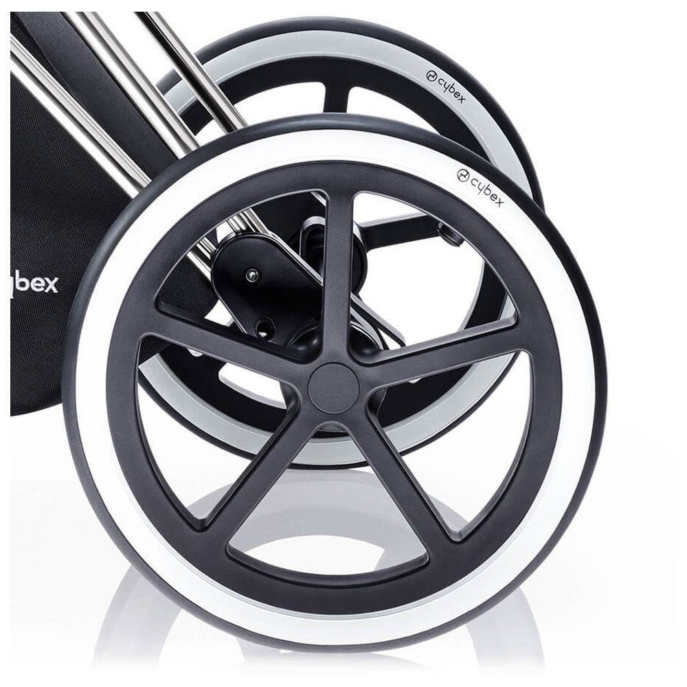 Cybex - Priam Rear Wheel Set City Light Trekking - White