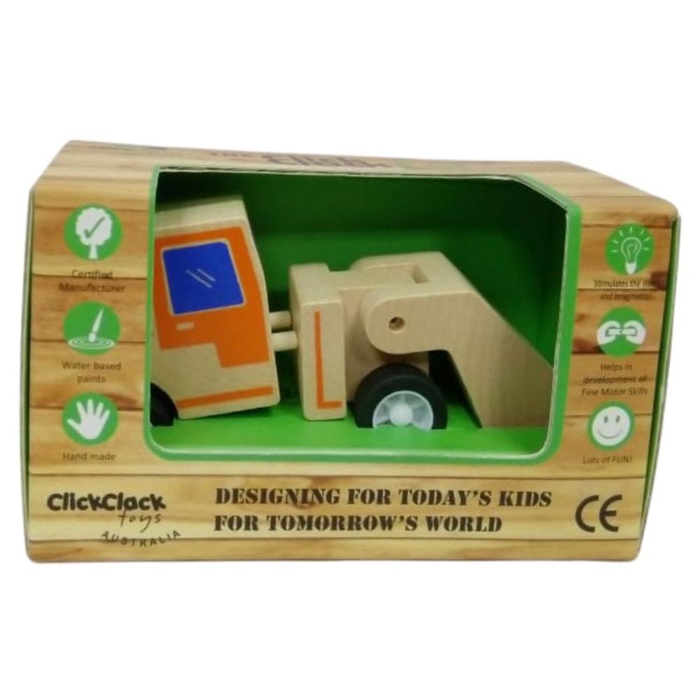 Click Clack - Bulldozer Wooden Toy