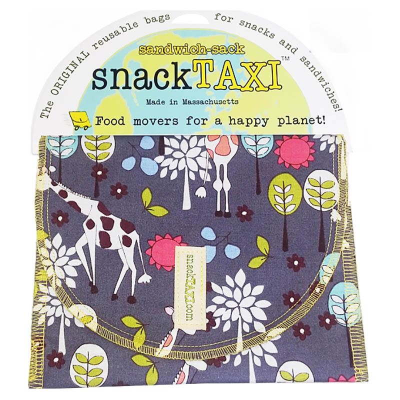 SnackTaxi - Reusable Sandwich Bag - Giraffe