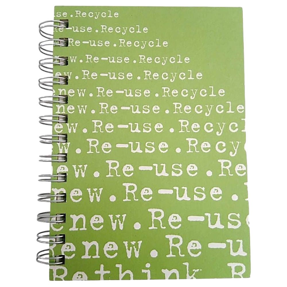 Ecojot - Reuse Journal 5x7 (13 x 18 cm) - Green