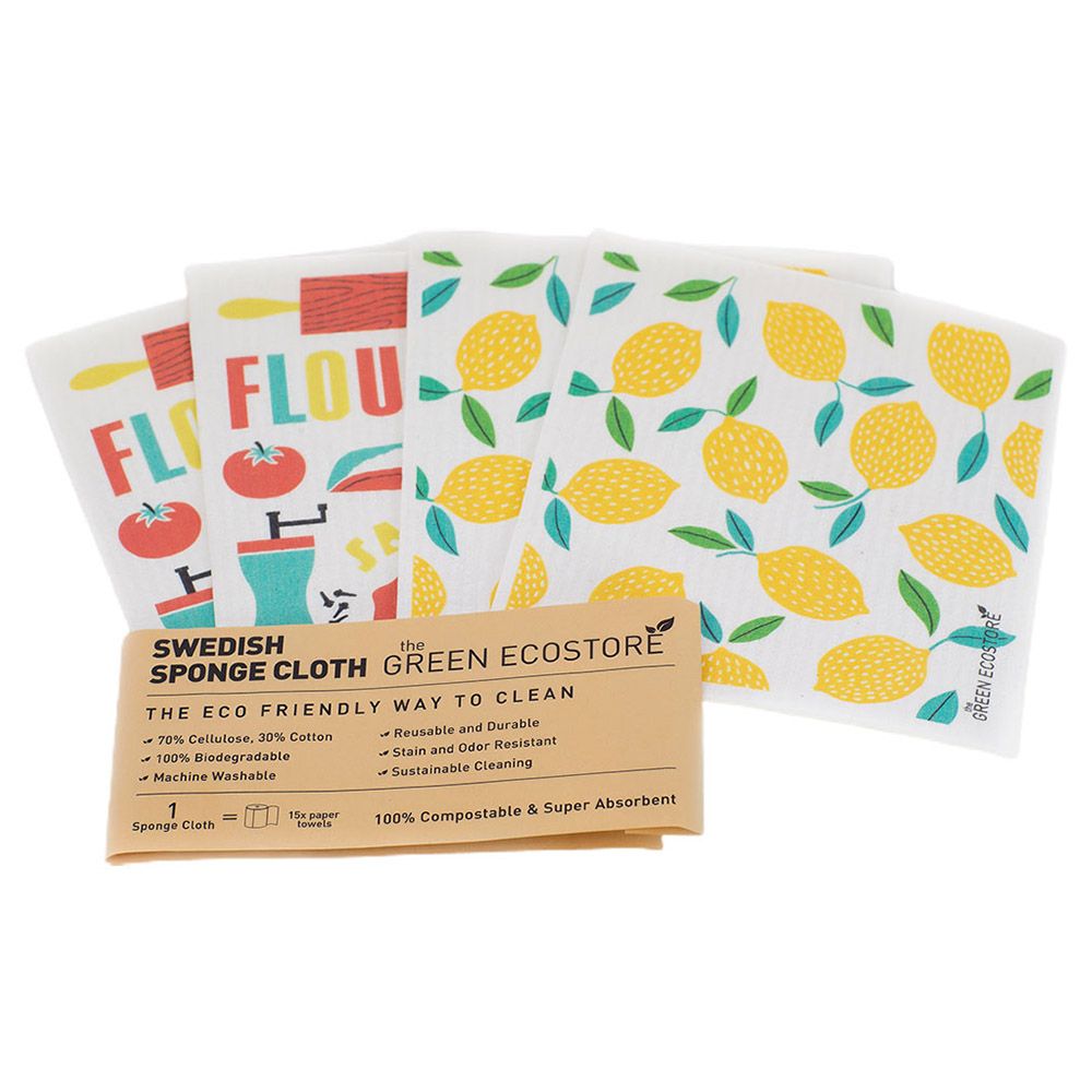 Ecostore - Swedish Sponge Cloth - Set of 4