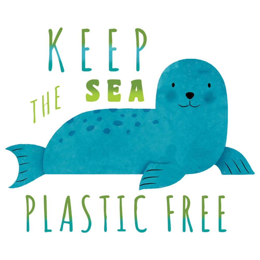 إيكو ستور - ملصق Keep The Sea Plastic Free