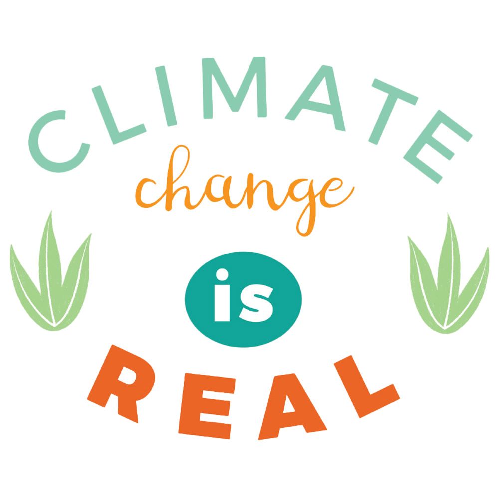 إيكو ستور - ملصق Climate Change Is Real