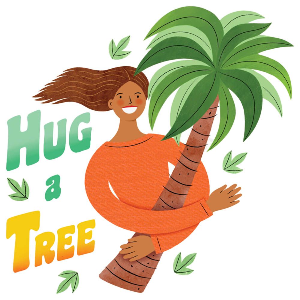 إيكو ستور - ملصق Hug A Tree