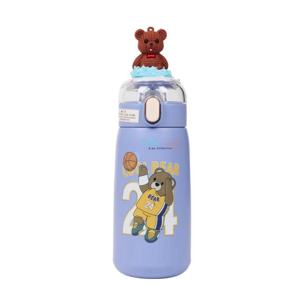 Little Angel - Kids Steel Water Bottle - 400ml - Blue