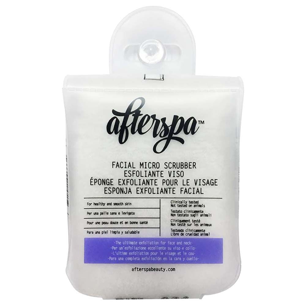 Afterspa - Facial Micro Scrubber - White