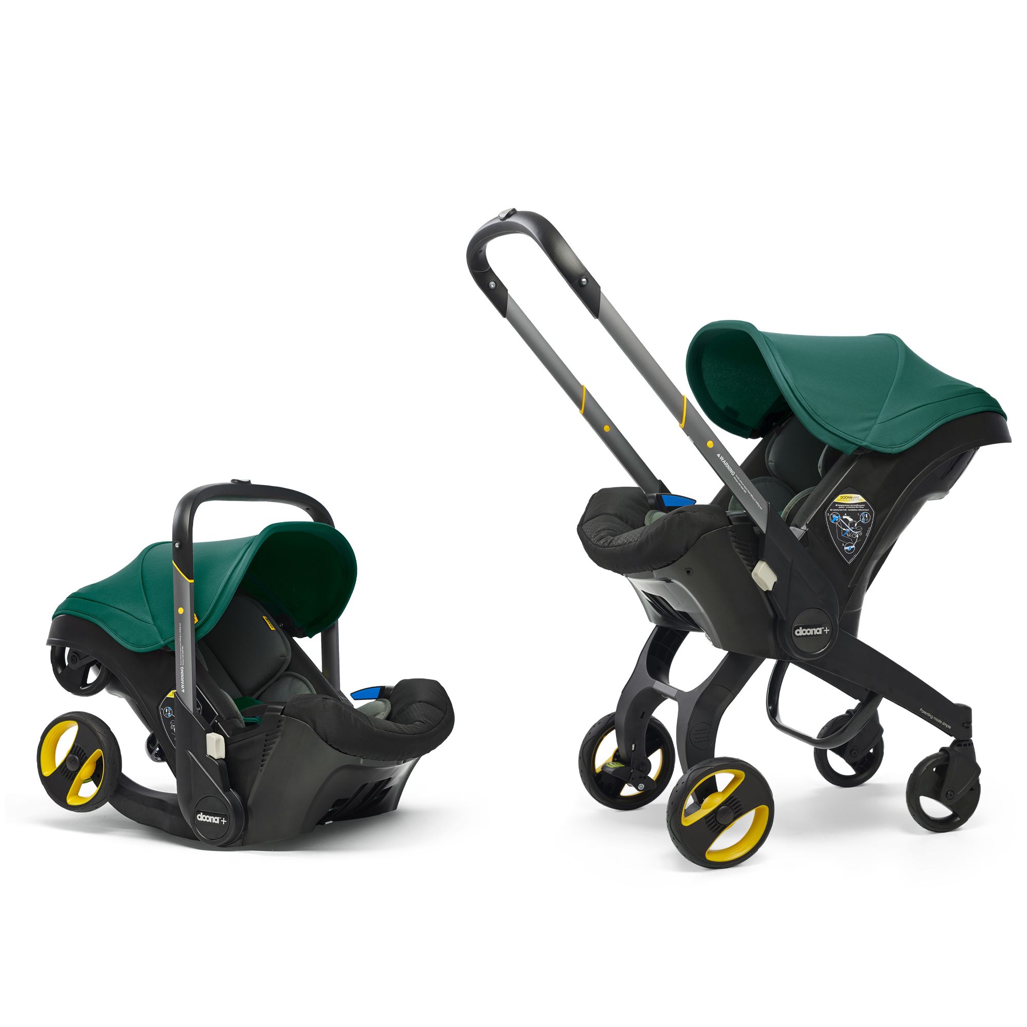 Doona - Infant Car Seat and Stroller - Racing Green