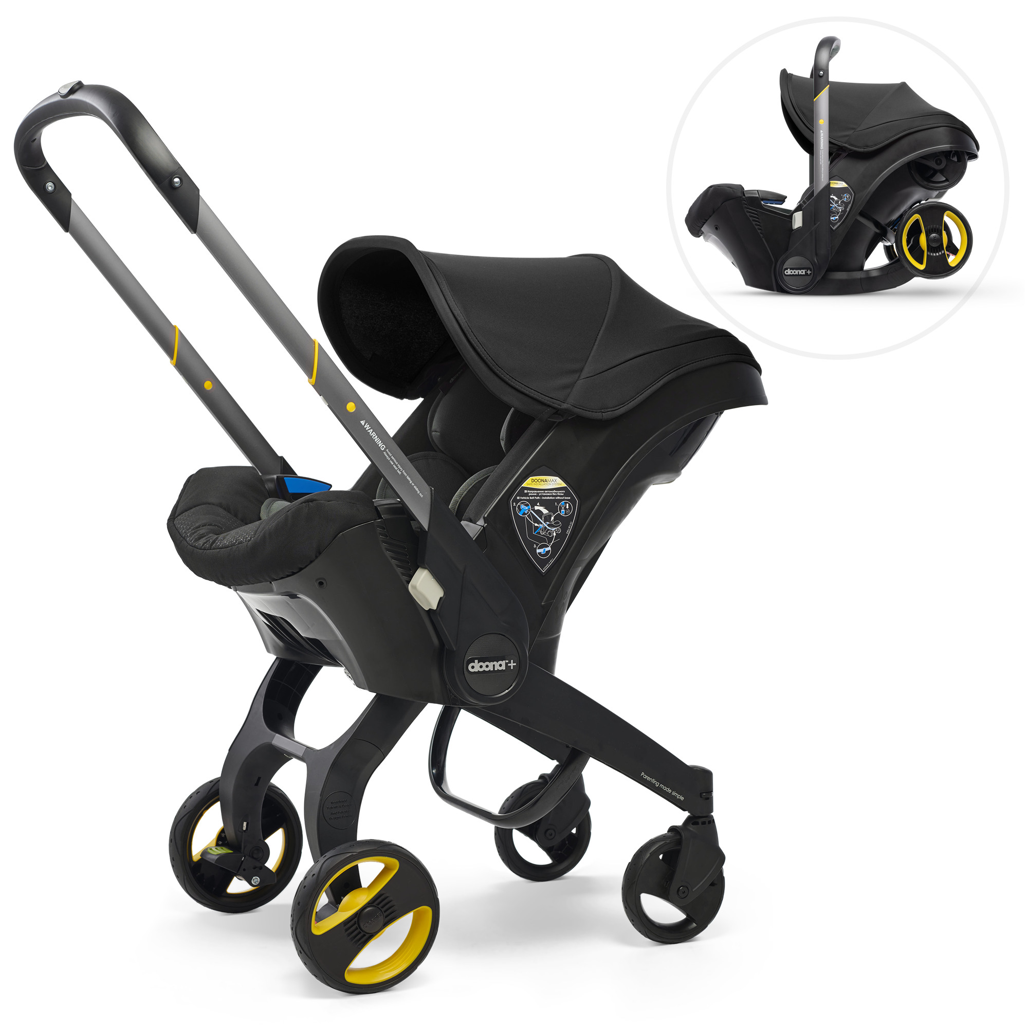 Doona - Infant Car Seat and Stroller - Nitro Black